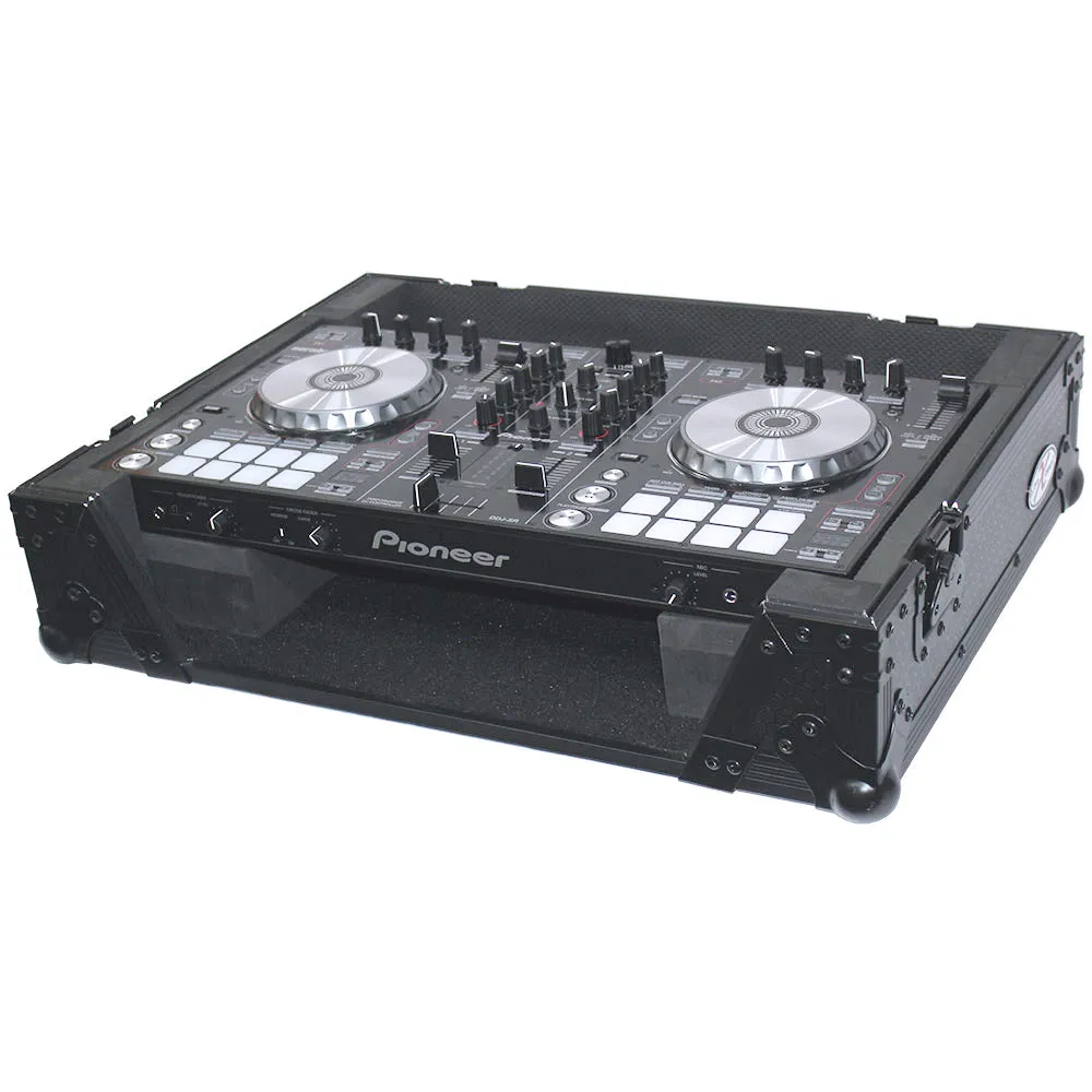 ProX XS-G4VBL Flight Case for Gemini G4V 4 channel DJ Controller | Black on Black