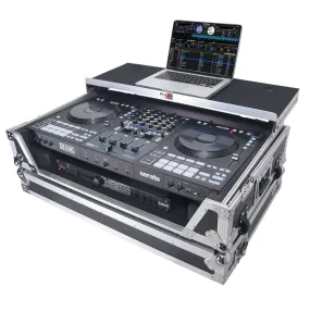 ProX XS-RANEFOUR WLT ATA Road Case For RANE® Four DJ Controller with Laptop Shelf 1U Rack Space and Wheels
