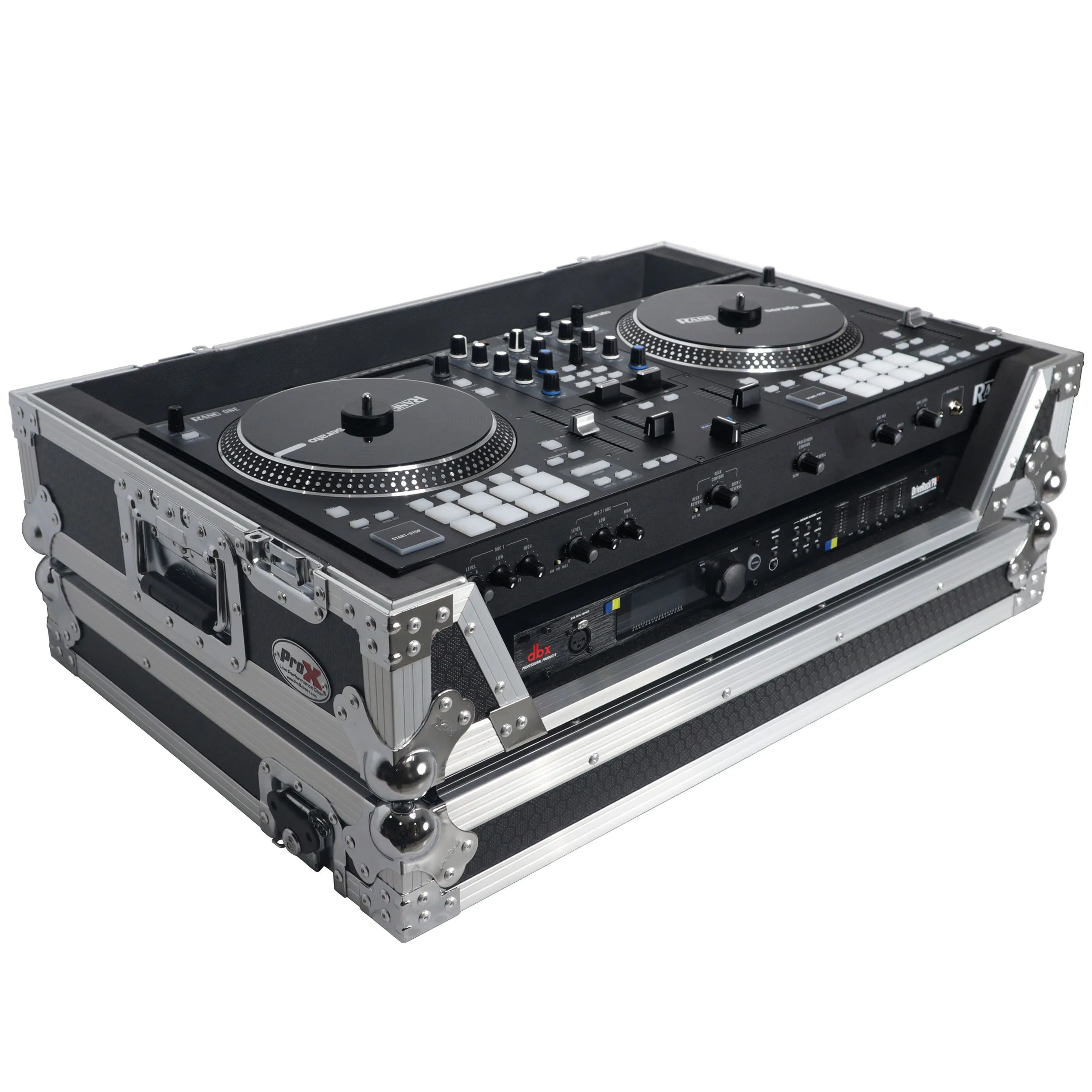 ProX XS-RANEONE W Flight Case For RANE ONE DJ Controller with 1U Rack and Wheels
