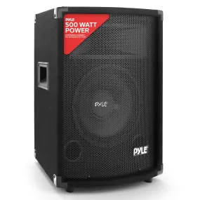 PylePro Portable Cabinet PA Speaker System - 500Watt Outdoor Sound System.