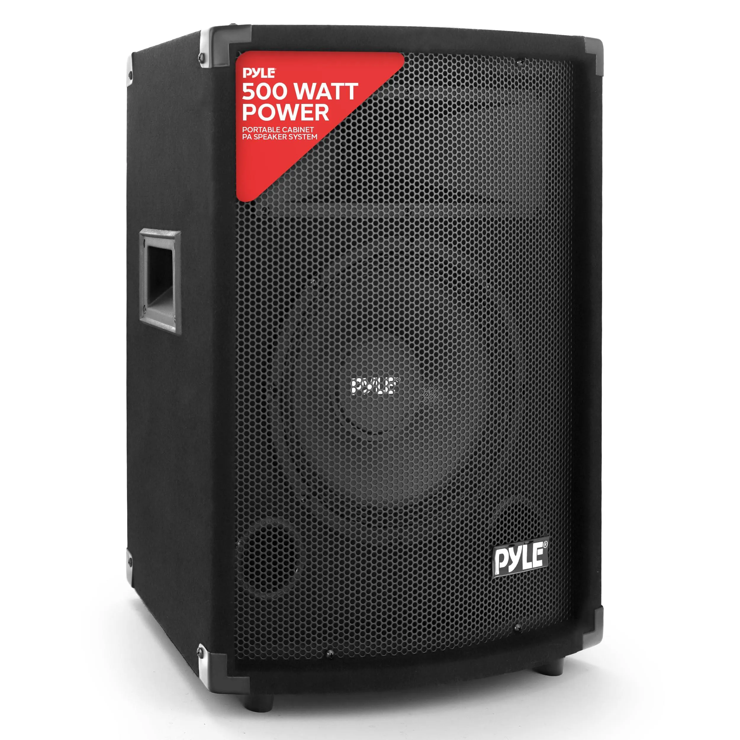 PylePro Portable Cabinet PA Speaker System - 500Watt Outdoor Sound System.