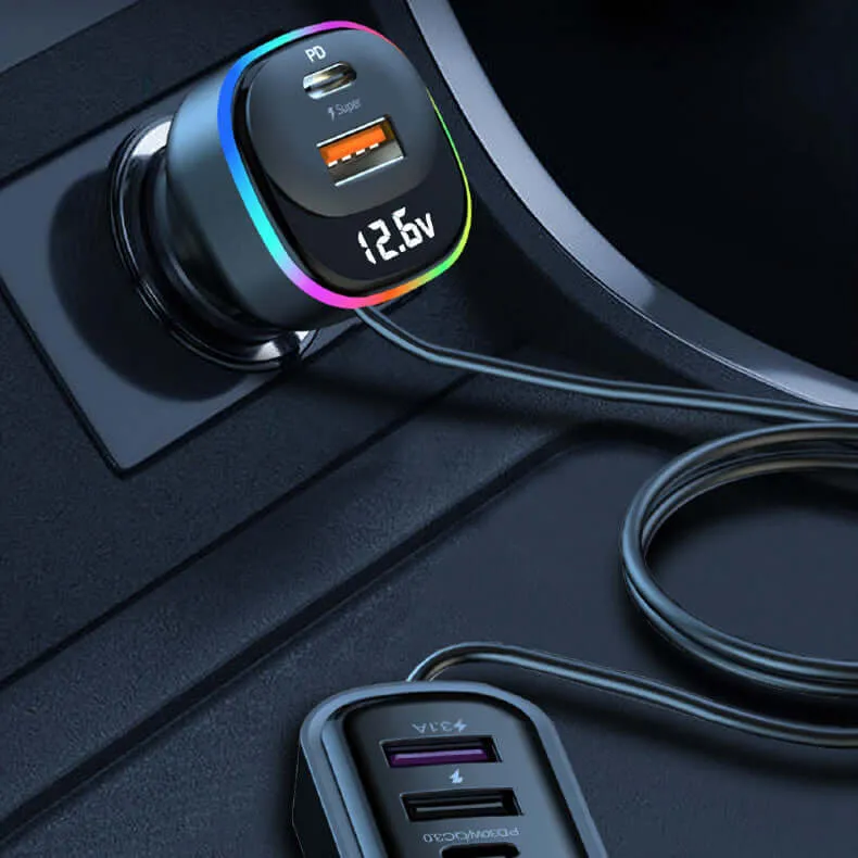 Rear-Seat Super-Fast Car Charger