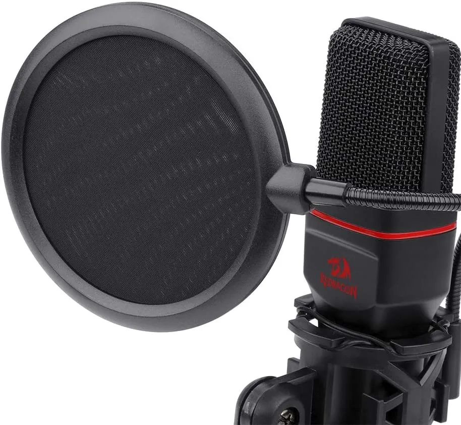 Redragon Seyfert 3.5mm Aux Gaming Mic and Tripod