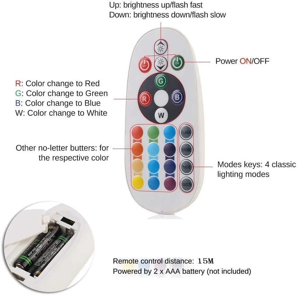 RGB Neon Flex 220V 240V 10x20mm Flat Shape IP65 Dimmable with Remote Kit