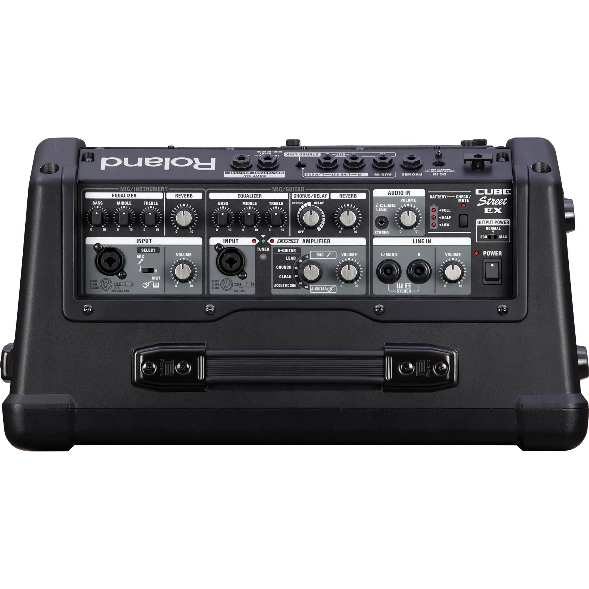 Roland Cube Street EX - 50-Watt, 2x8" Battery Powered Combo Amp And PA