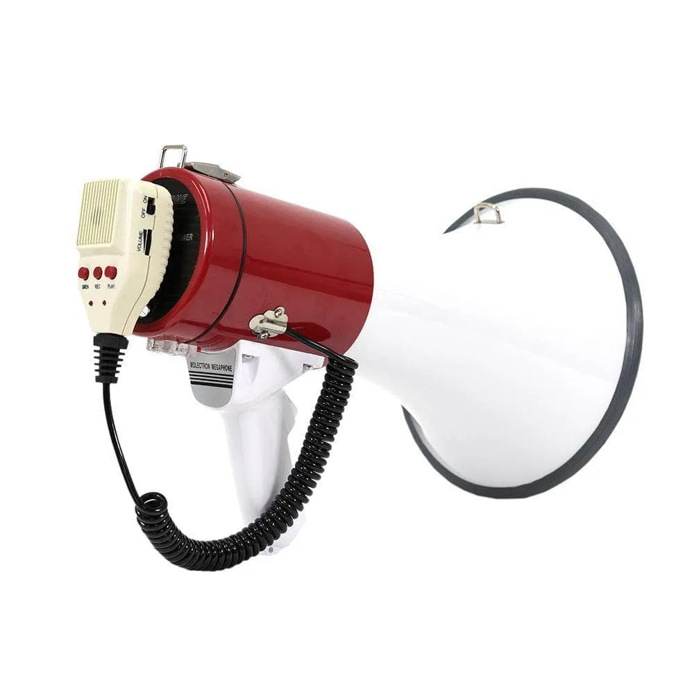 SA-MEGA8 Professional 8" Medium Bell Megaphone Bullhorn with Detachable Microphone with AUX Input and Siren