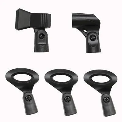 SA-Mic5 - (4 Pack) Dual Tripod Microphone Stands and 5 Clips