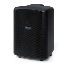 Samson Expedition Explor Portable Public Address PA Powered 3 Way Speaker System with 12 Hour Battery, 200 W Amplifier, Bluetooth Connectivity, and Wireless Microphone Option