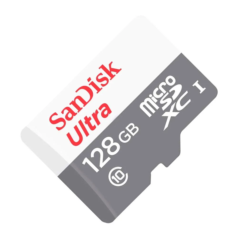 SanDisk 128GB Ultra microSDXC UHS-I Class 10 Memory Card 100 MB/s SDSQUNR-128G-GN6MN
