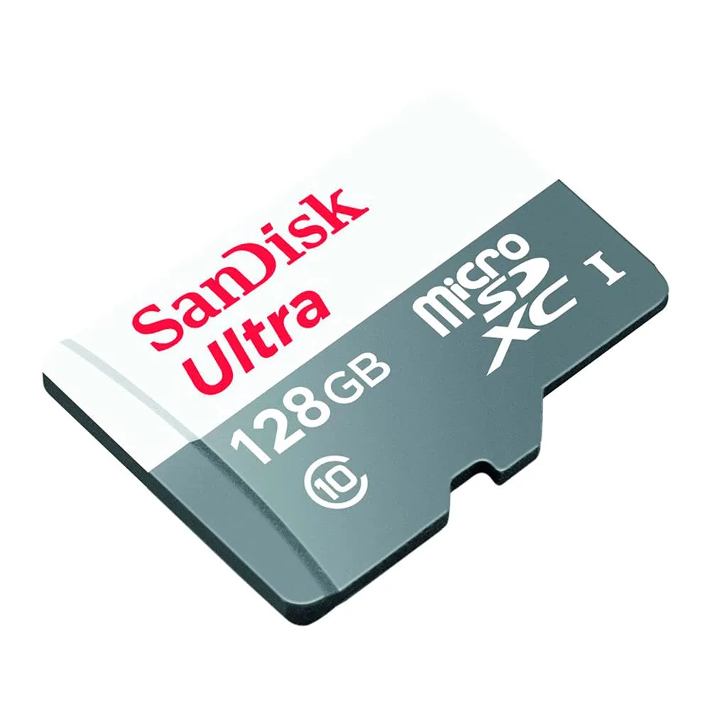 SanDisk 128GB Ultra microSDXC UHS-I Class 10 Memory Card 100 MB/s SDSQUNR-128G-GN6MN