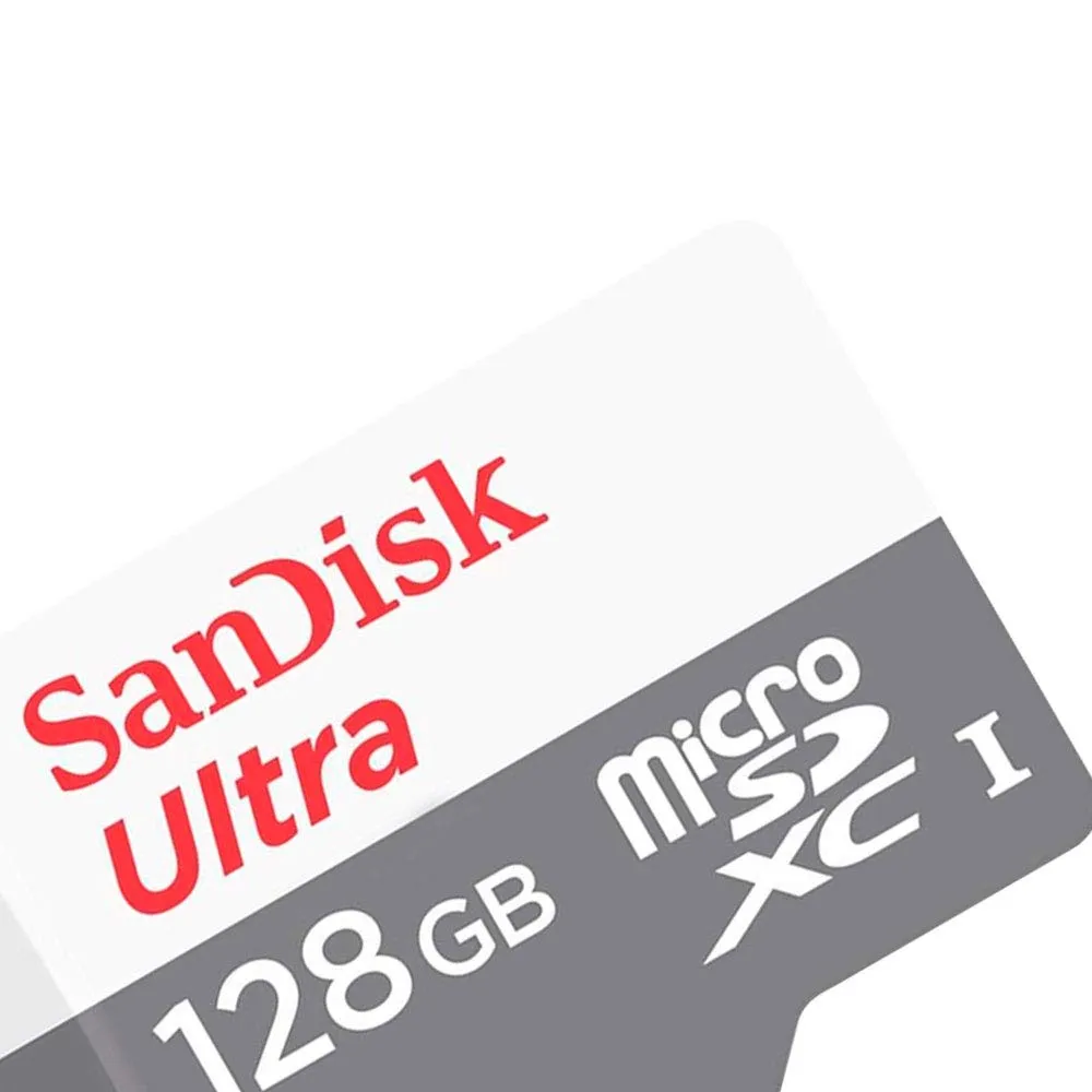 SanDisk 128GB Ultra microSDXC UHS-I Class 10 Memory Card 100 MB/s SDSQUNR-128G-GN6MN