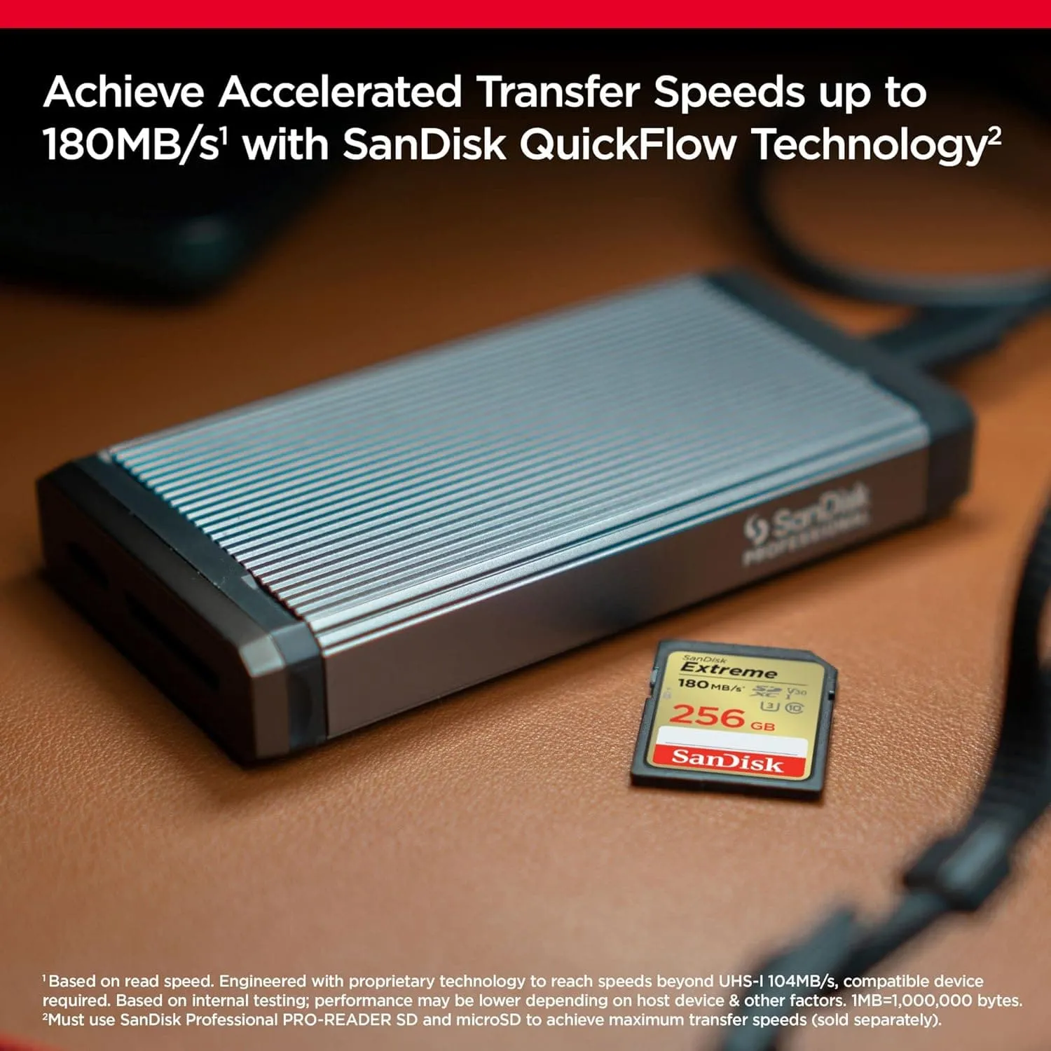 SanDisk 256GB Extreme SDXC card   RescuePro Deluxe, up to 180MB/s, UHS-I, Class, 10, U3, V30
