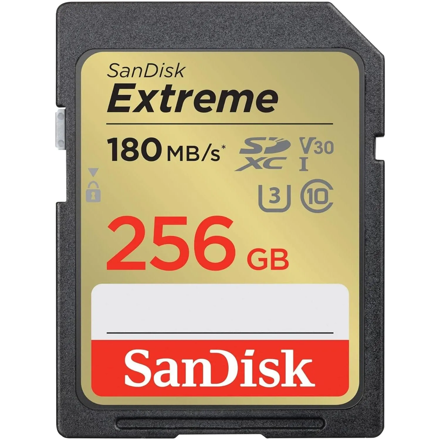 SanDisk 256GB Extreme SDXC card   RescuePro Deluxe, up to 180MB/s, UHS-I, Class, 10, U3, V30