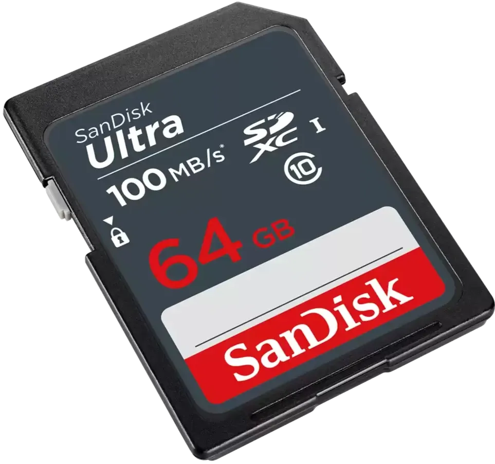 SanDisk 64GB Ultra® SDHC™ card and SDXC™ Card SDSDUNR-064G-GN3IN 772-4386