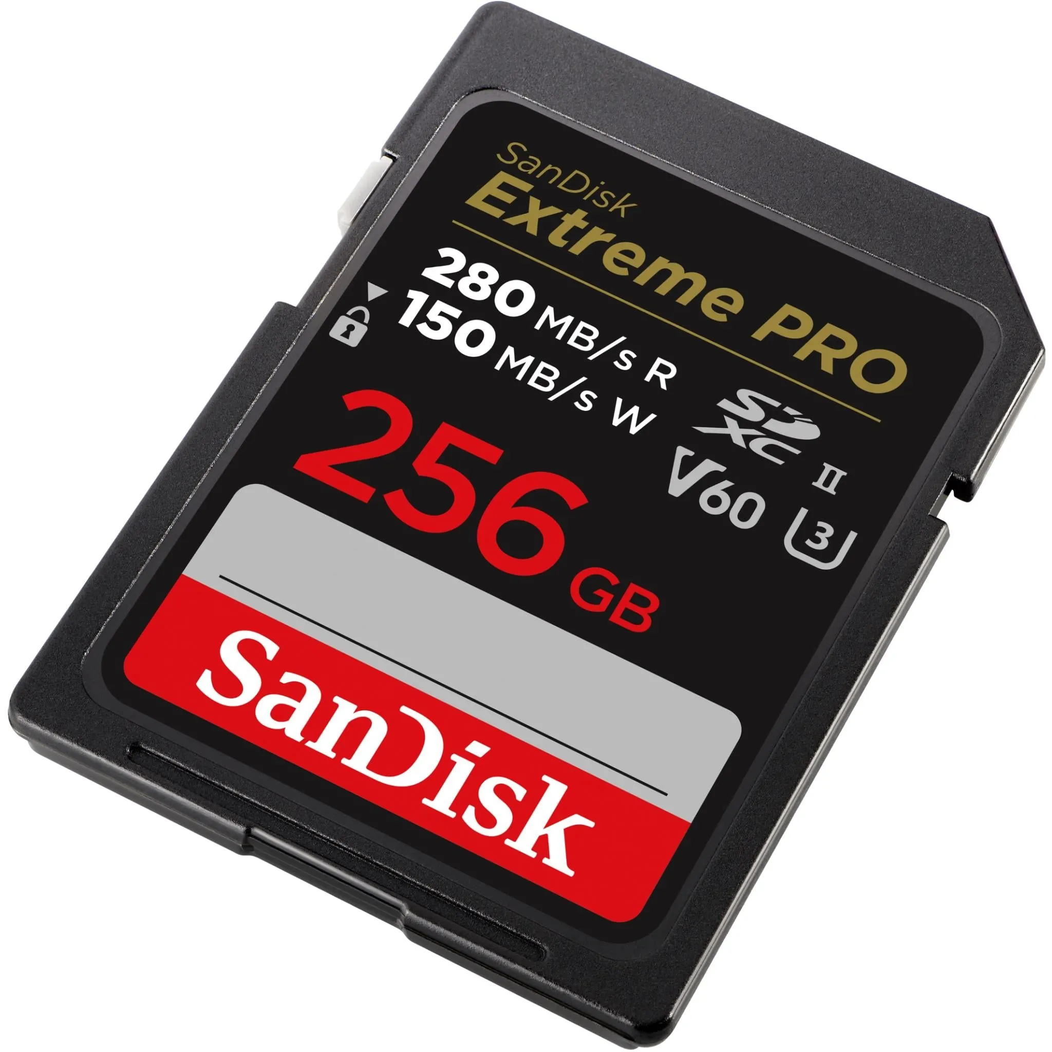 SanDisk Extreme PRO SDXC 256GB 280MB/s UHS-II Memory Card