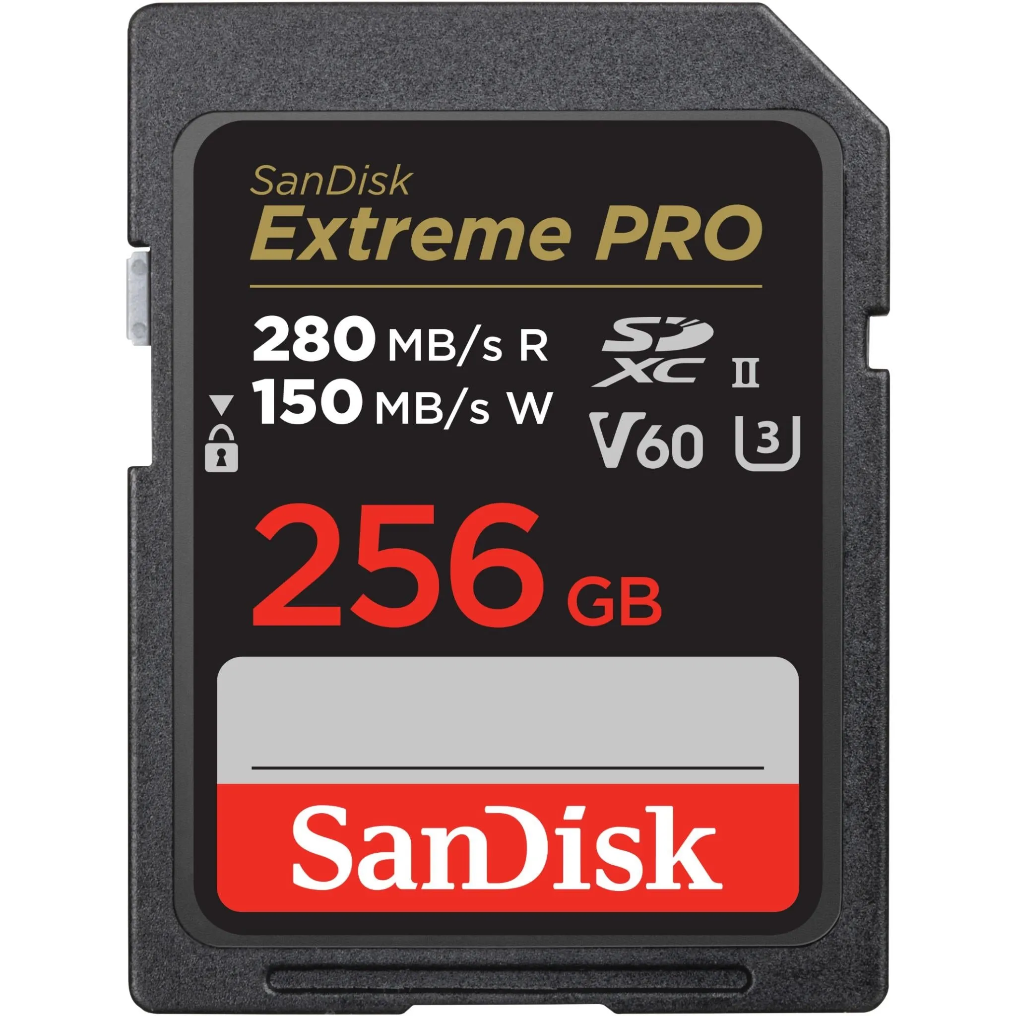 SanDisk Extreme PRO SDXC 256GB 280MB/s UHS-II Memory Card