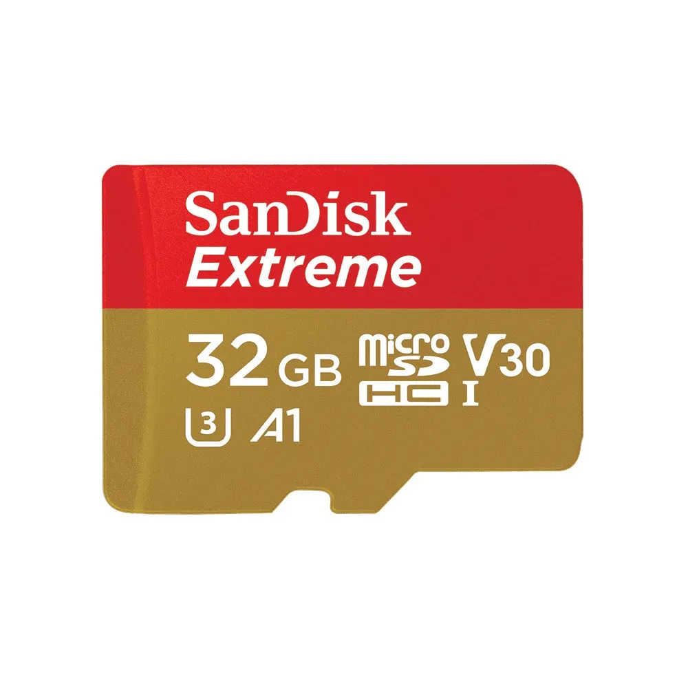 Sandisk Extreme Up To 190MB/S MicroSD Card A2 Class 10 (32GB/64GB/128GB/256GB) (SDSQXAF/SDSQXAH/SDSQXAA/SDSQXAV)