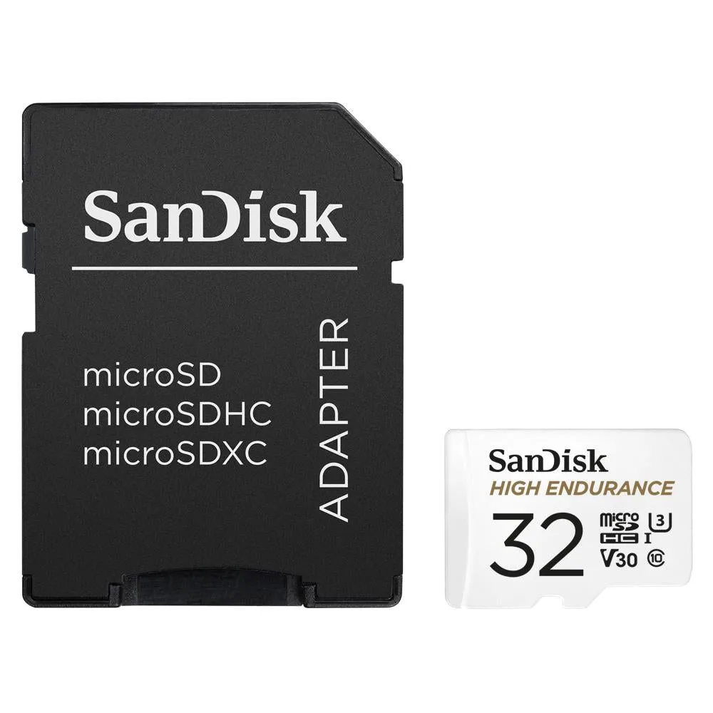 SanDisk High Endurance MicroSDHC 32GB Memory Card