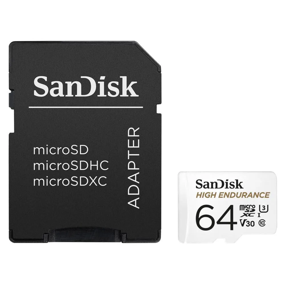 SanDisk High Endurance MicroSDXC 64GB Memory Card