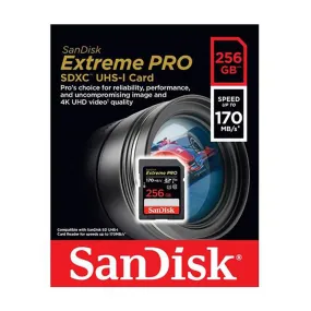 Sandisk SD Card 256GB 170MB/S V30