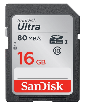 Sandisk Ultra SDHC UHS-I Card 16GB
