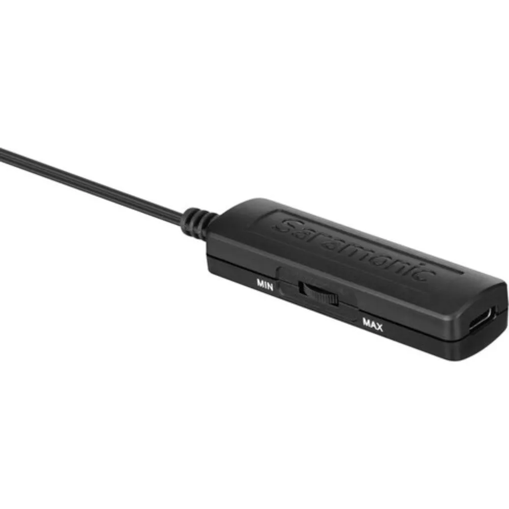 Saramonic LavMicro DC2M Dual Omnidirectional Lavalier Microphone with Monitoring for iOS, Android & Computer