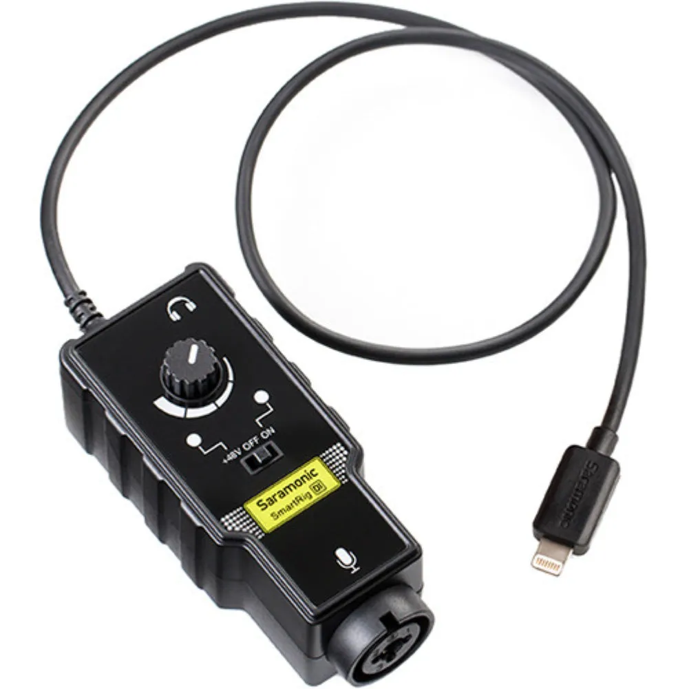 Saramonic SmartRig Di Single-Channel Mic and Guitar Interface with Lightning Connector for iOS Devices