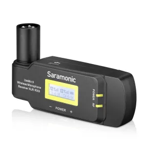Saramonic Uwmic9 Rx-XLR9 Compact Plug-On Dual-Channel Uhf Wireless Receiver