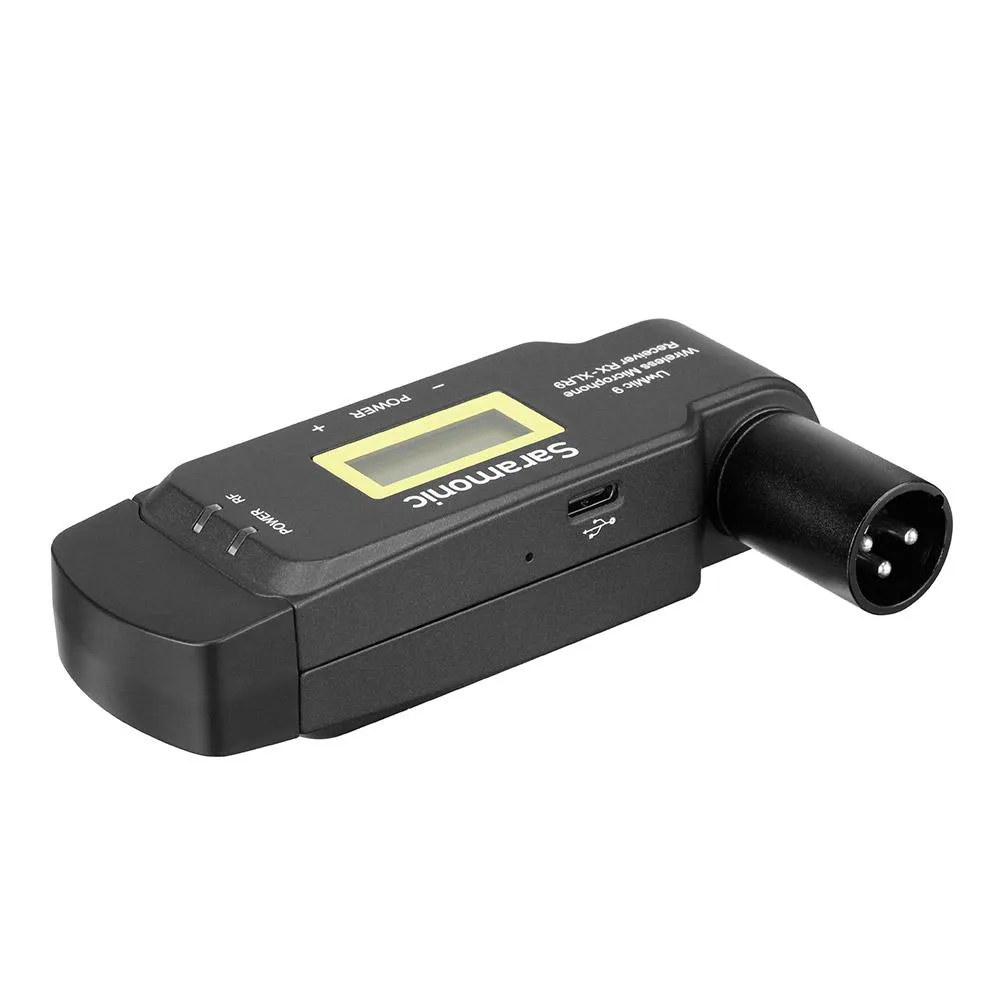 Saramonic Uwmic9 Rx-XLR9 Compact Plug-On Dual-Channel Uhf Wireless Receiver