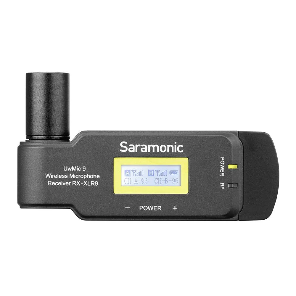 Saramonic Uwmic9 Rx-XLR9 Compact Plug-On Dual-Channel Uhf Wireless Receiver