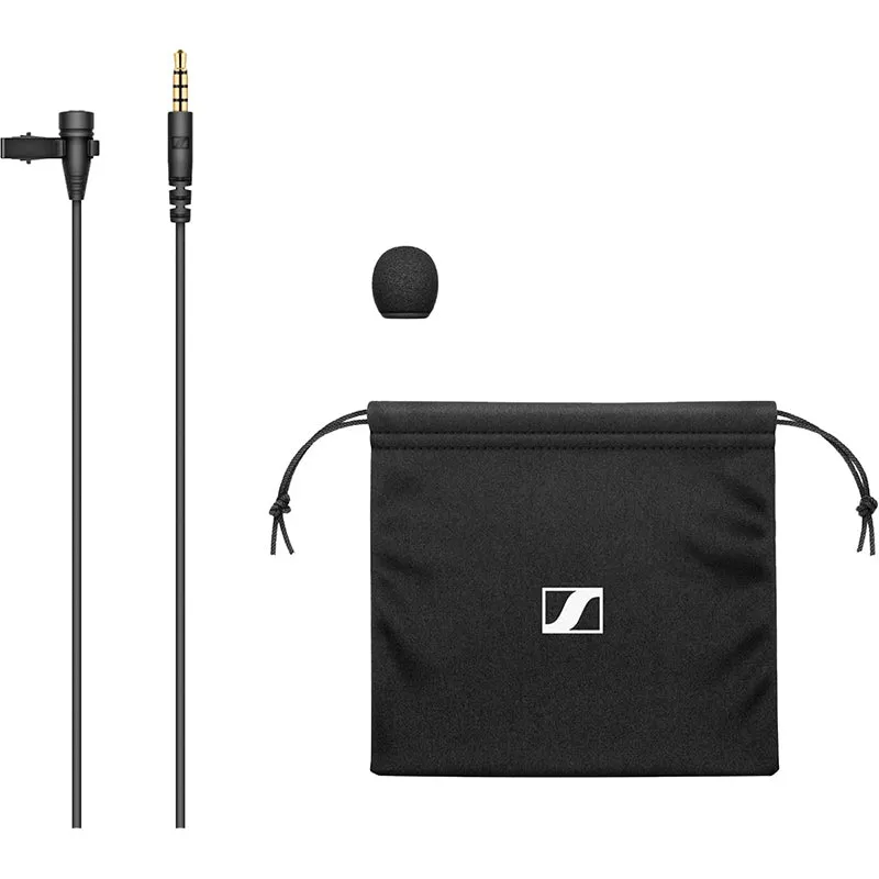 Sennheiser XS Lav Mobile - Omnidirectional clip-on lavalier microphone with 3.5 mm TRRS connector (Each)