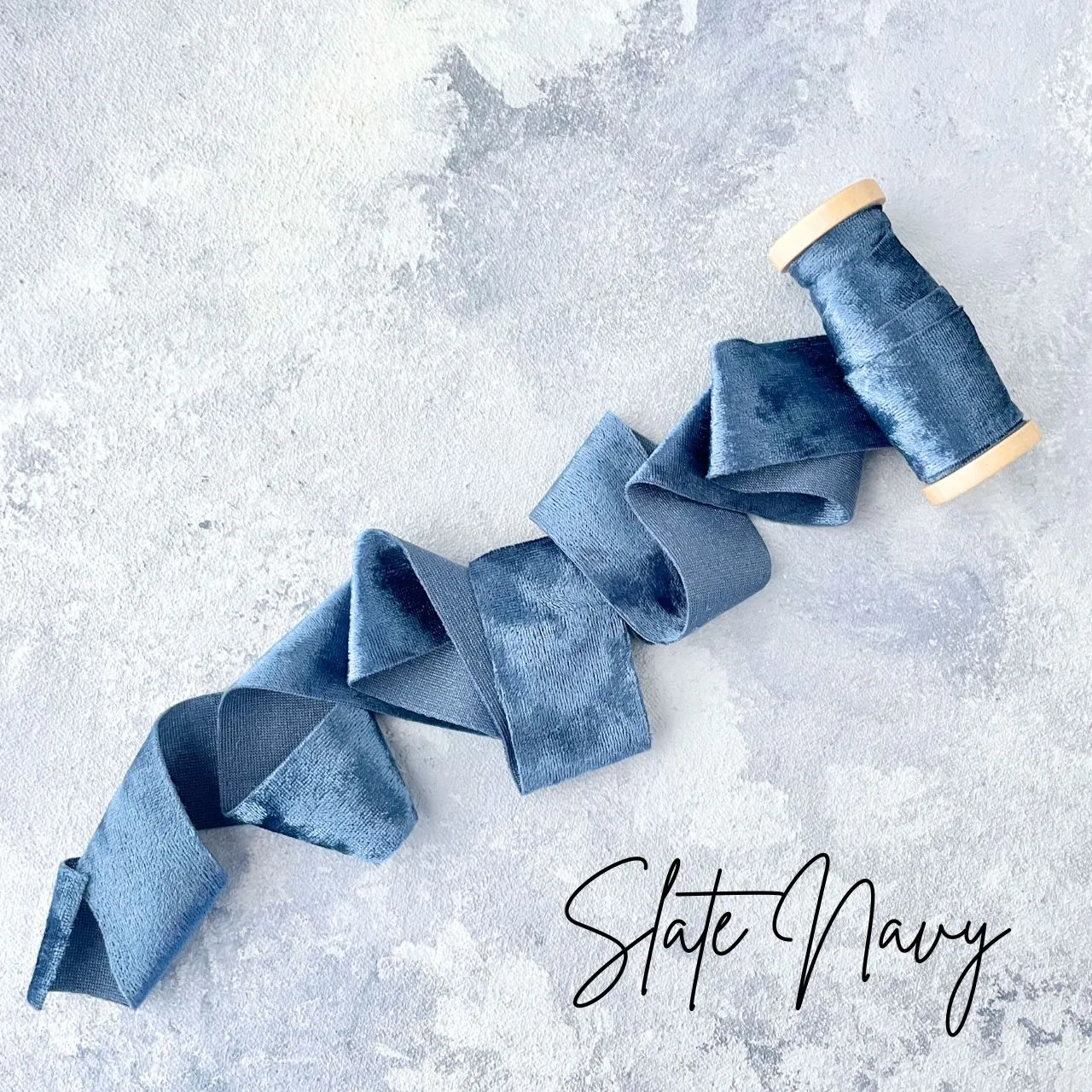 Shades of Blue Flat Lay Styling Ribbon