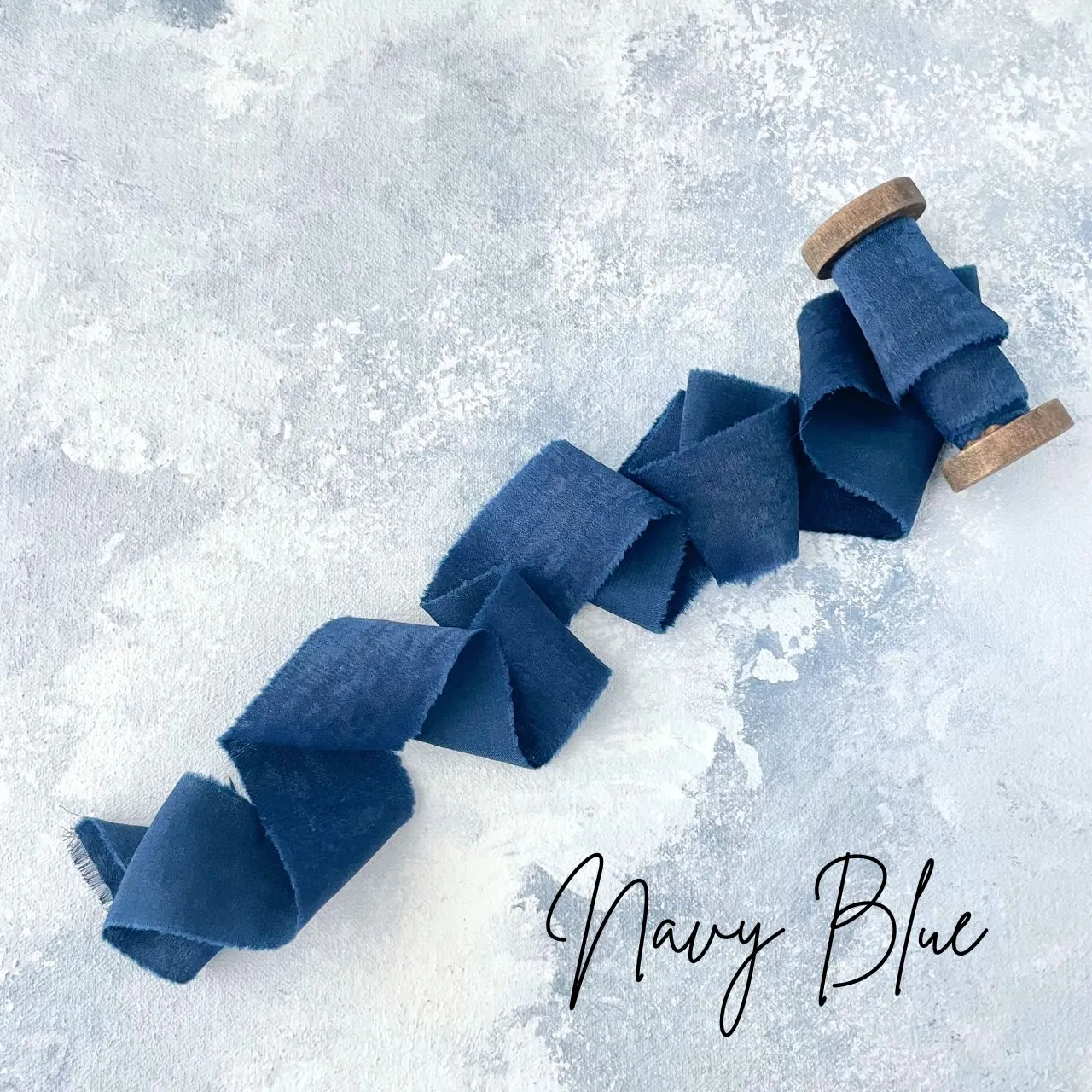 Shades of Blue Flat Lay Styling Ribbon
