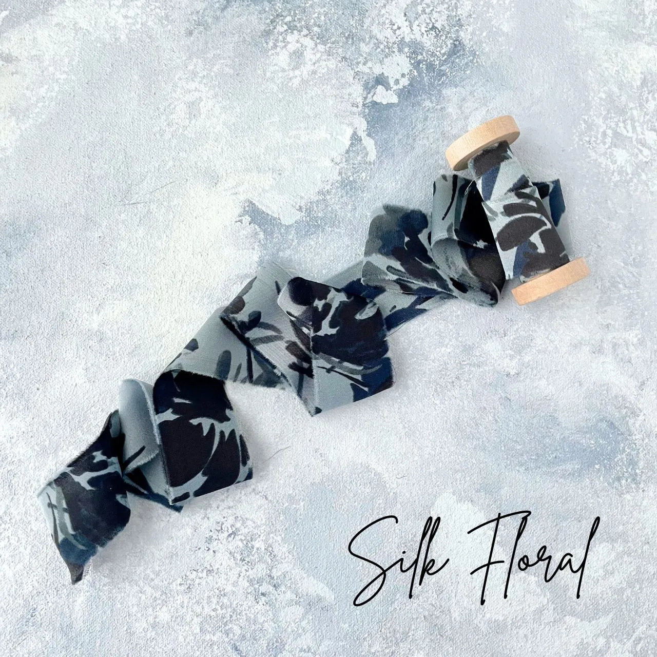 Shades of Blue Flat Lay Styling Ribbon