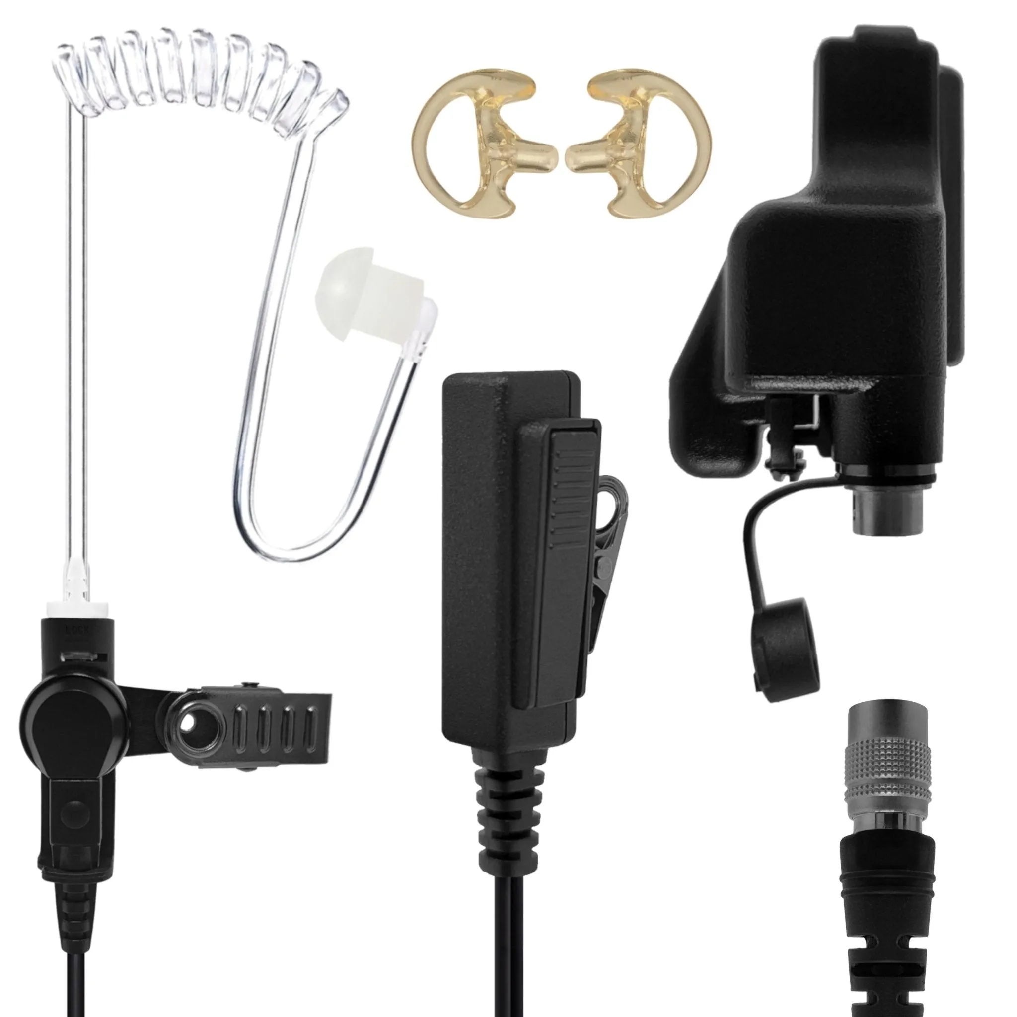 Sheepdog ELITE QD 2-Wire Surveillance Mic, Motorola XTS
