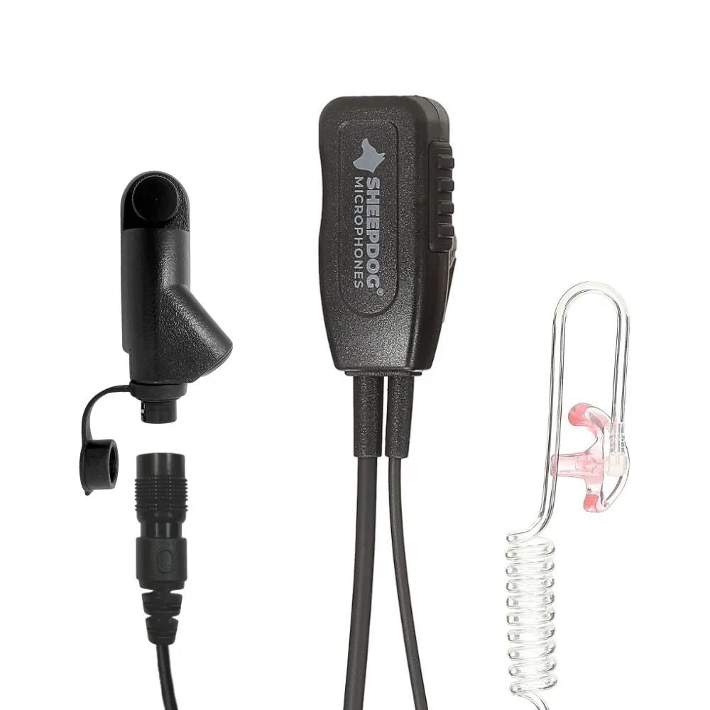 Sheepdog ELITE QD Lapel Mic Earpiece, Harris XL185 XL200P
