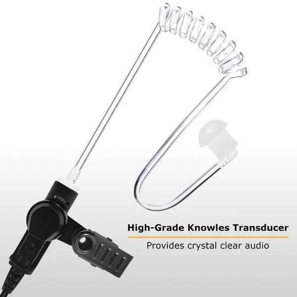 Sheepdog ELITE QD Lapel Mic Earpiece, Harris XL45P XL95P