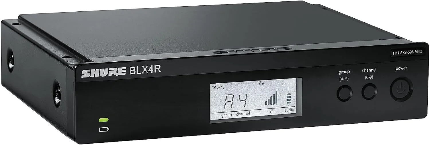 Shure BLX24R/SM58-H10 Rackmount Wireless Handheld Microphone System with SM58 Capsule