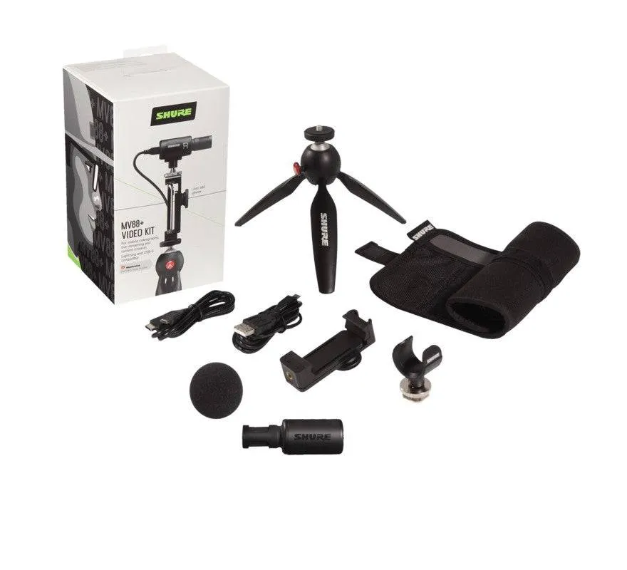 Shure MV88  Digital Stereo Condenser Microphone Video Kit
