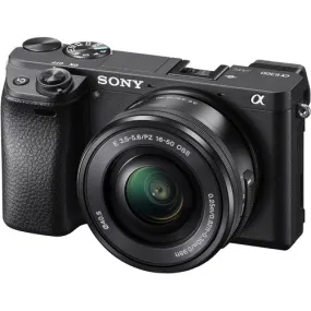 Sony a6300 Mirrorless Digital Camera with 16-50mm Lens (Black)