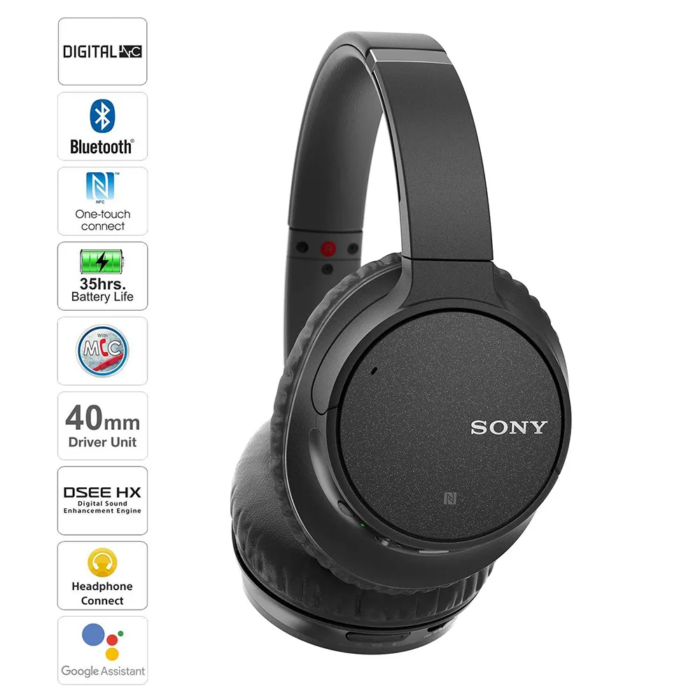 Sony WH-CH700N Wireless Bluetooth Noise Cancelling Headphones with 35 Hours Battery Life,Google Alexa