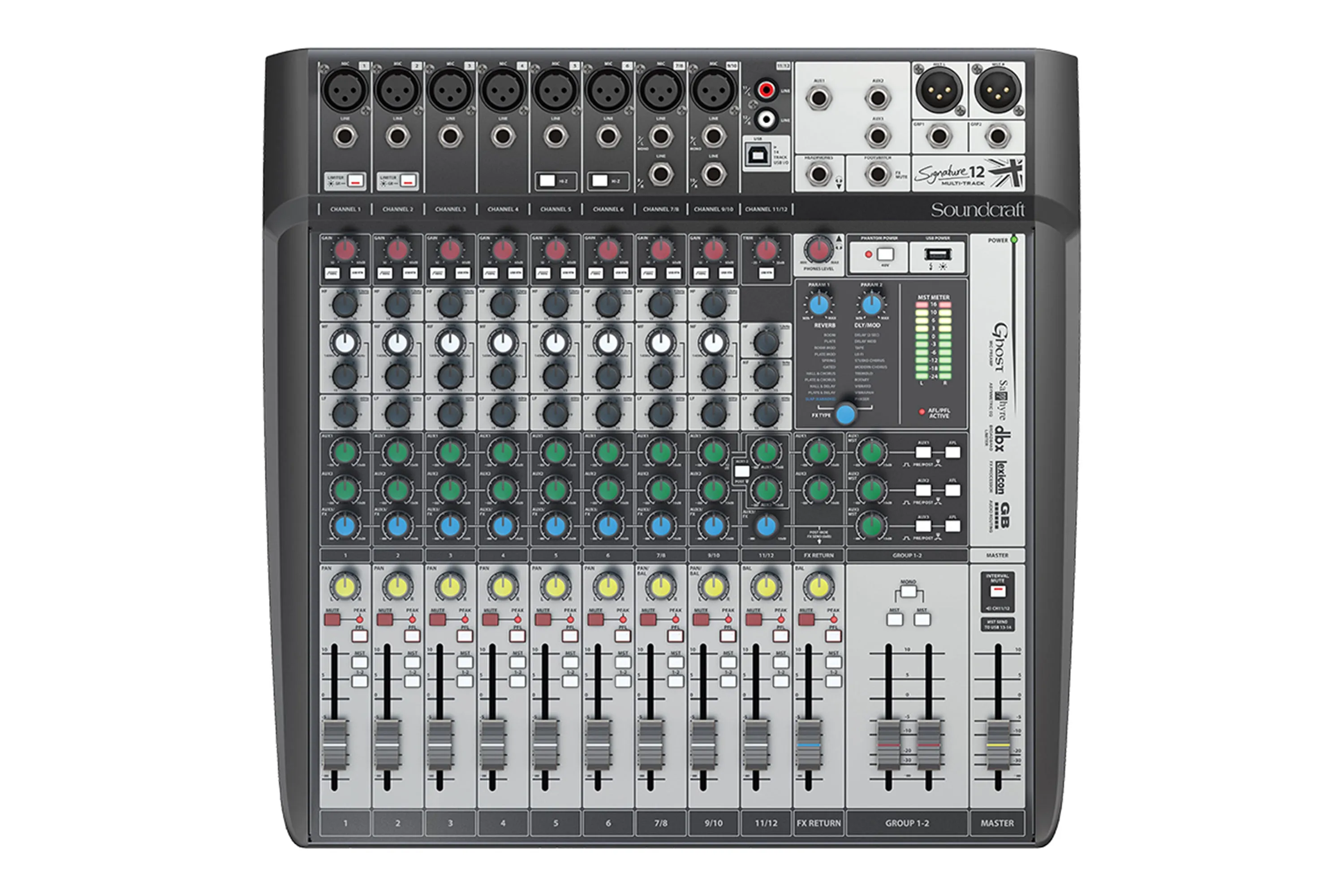 Soundcraft Signature 12-MTK 12-Channel Mixer w/ Audio Interface