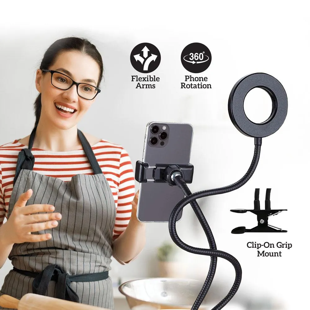 SPOTLIGHT 9300 3.5 LED RING LIGHT WITH CLAMP