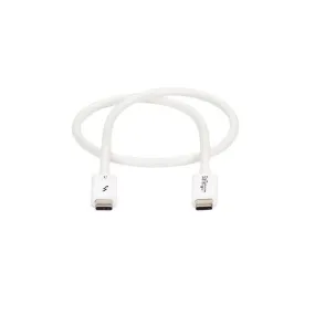 Startech Thunderbolt 3 Cable - 40Gbps - 0.5m - White - Thunderbolt, USB, and DisplayPort Compatible