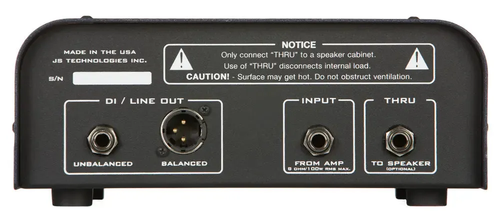 Suhr Reactive Load - Premium Loadbox/DI for Guitar Amplifiers