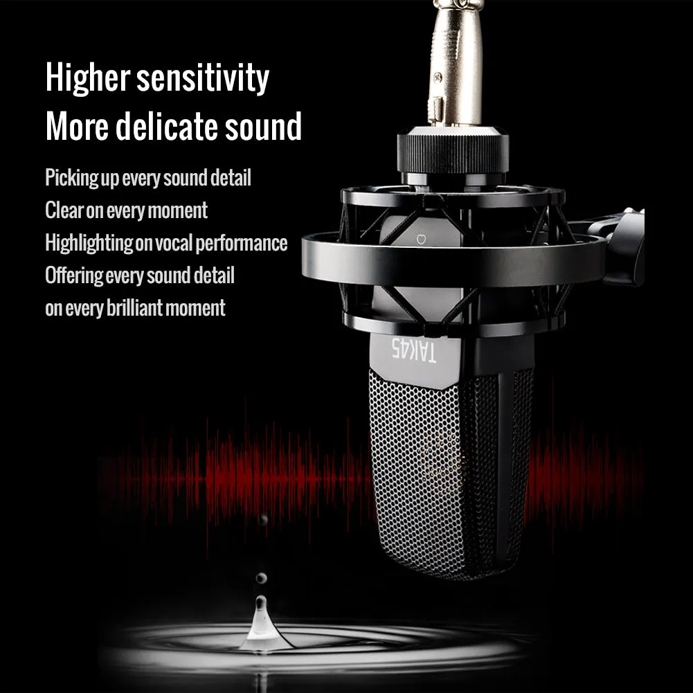 TAKSTAR TAK45 Studio Recording Condenser Microphone - Brand New