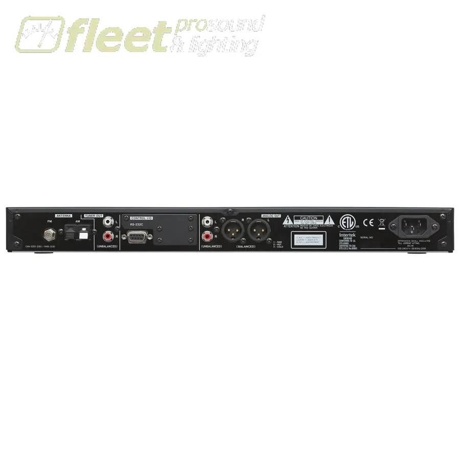 Tascam CD-400U CD/SD/USB Player with Bluetooth® receiver and FM/AM tuner