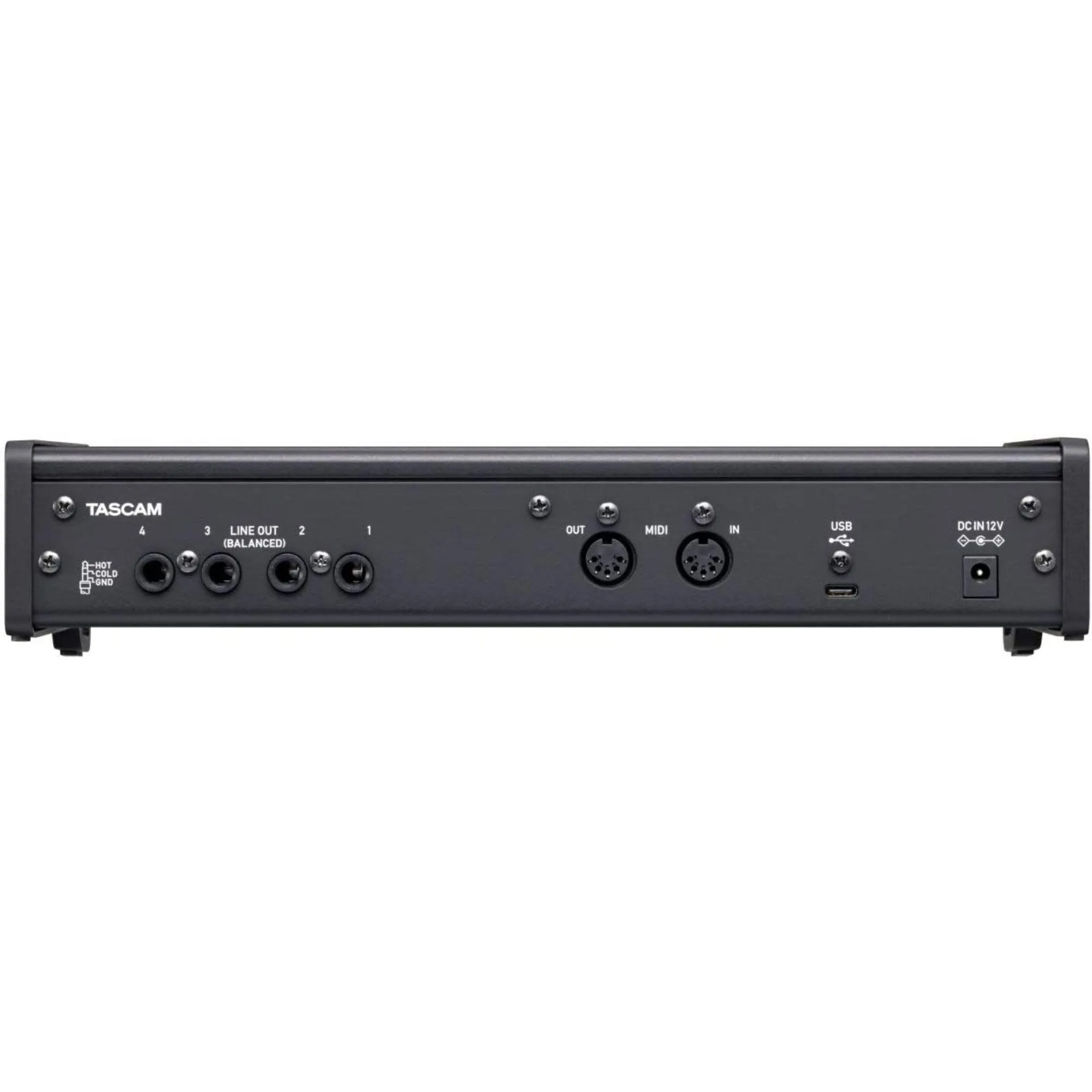 Tascam US-4x4HR 4 Mic 4IN/4OUT High Resolution Versatile USB Audio Interface