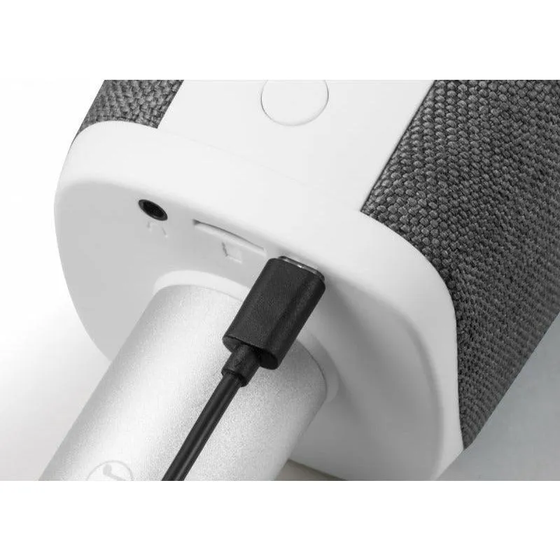 Technaxx MusicMan Karaoke Fabric Microphone - Grey | BT-X44