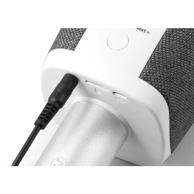 Technaxx MusicMan Karaoke Fabric Microphone - Grey | BT-X44